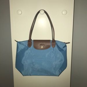 Longchamp size medium bag! Light blue